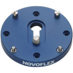 Novoflex QPL-6×6 Arca-Type Quick Release Plate for Q-Base System, 6.1cm Round for Medium Format – with 1/4-20 & 3/8″ Screws and Anti-Twist Pins Camera Support Systems | NOVOFLEX Australia |