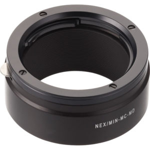 Novoflex NEX/MIN-MD Adapter for Minolta MD or MC Lens to Sony NEX Camera Lens Adapters | NOVOFLEX Australia |